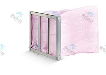 Filtro de bolsa de eficiencia media, suministro de fábrica, taller hospitalario F7, filtro de eficiencia de aire de bolsa de aire acondicionado Central
